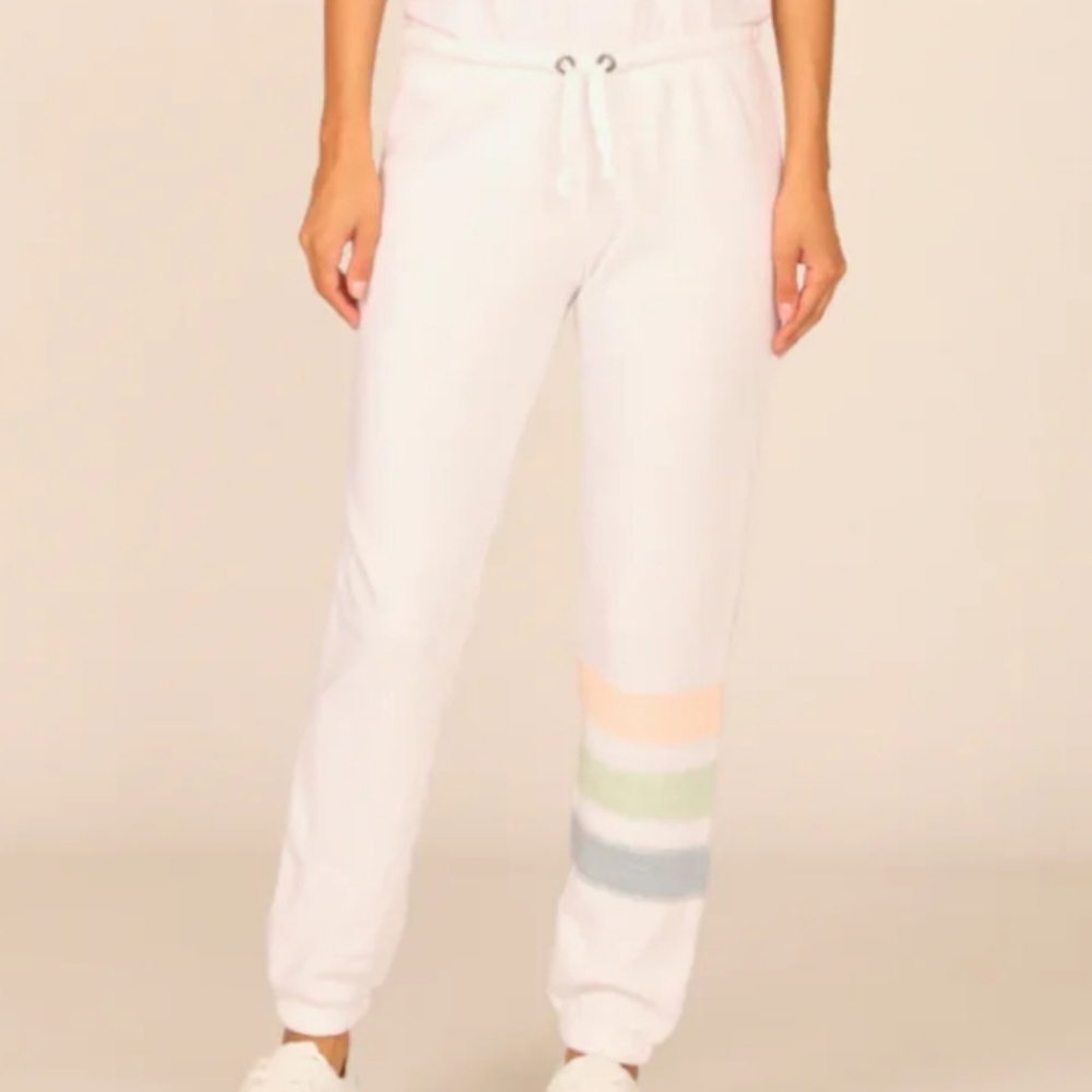 NWT Ocean Drive Fleece Burnout Jogging Pants Size Large